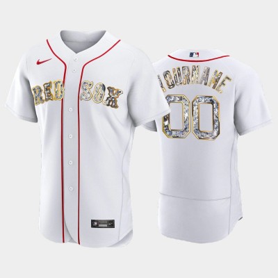 Boston Red Sox Custom Men's Nike Diamond Edition MLB Jersey White